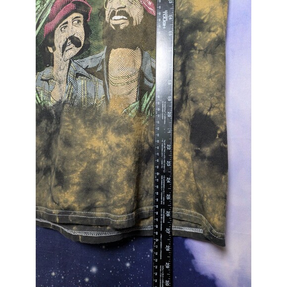 Cheech & Chong Graphic Tie Dye T-Shirt Size Small Stoner Comedy Retro Grunge - Picture 6 of 6